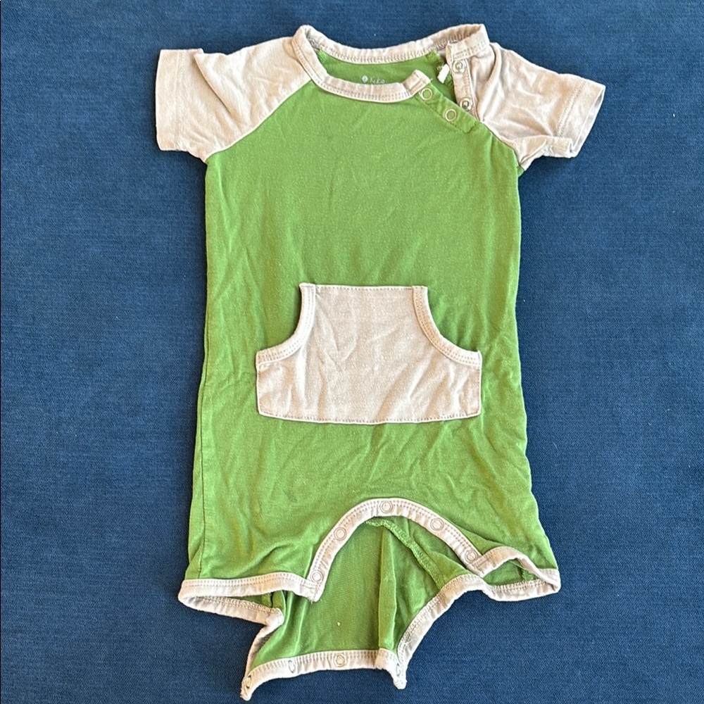 Kyte BABY palm and khaki Shortall